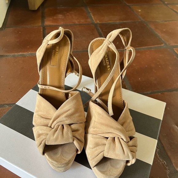 Aquazurra suede heels - Picture 4 of 5